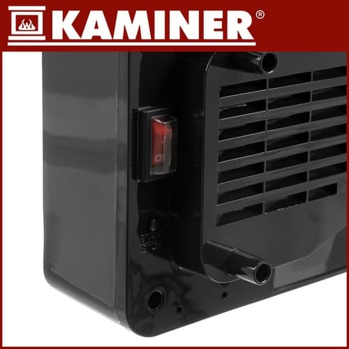 Fläktkonvektor / Vägghängt Element - 2000W Svart