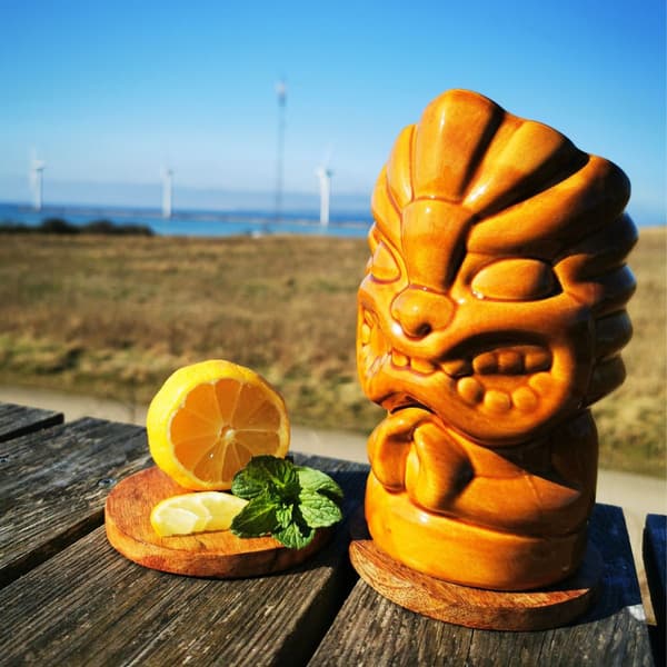 Tiki Glas 66 cl Brun