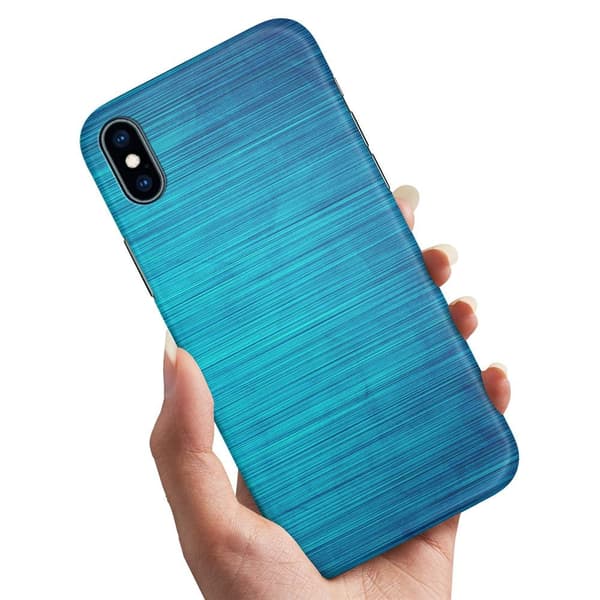 Deksel / Mobildeksel til iPhone XS Max - Ripet Tekstur
