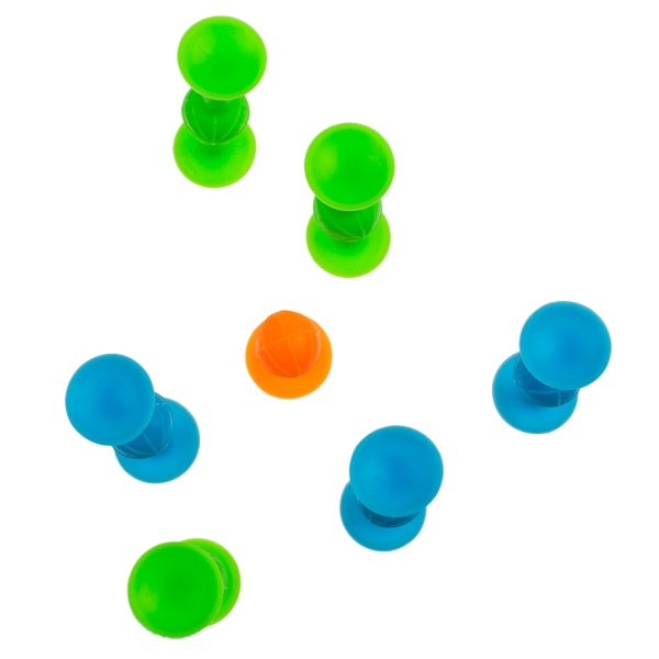 Dart / Piler med Sugekopper - 9 stk Multicolor