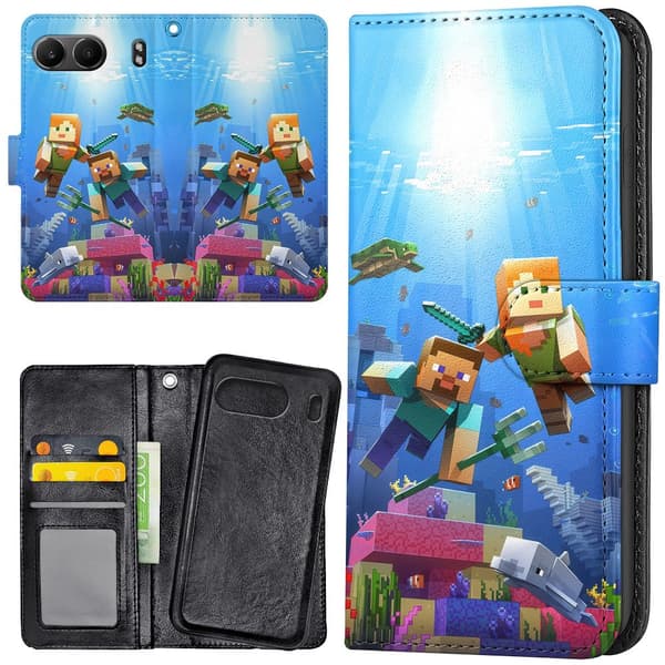 OnePlus Nord 4 - Lommebok Deksel Minecraft