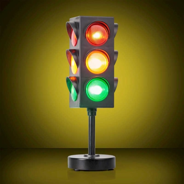 Bordslampa / Nattlampa - Lampa Trafikljus multifärg