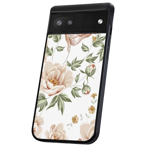 Google Pixel 6A - Skal/Mobilskal Blommönster