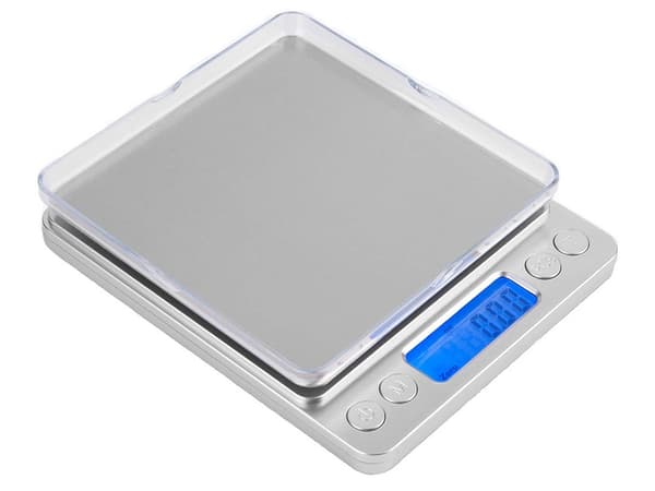 Precisionsvåg 2 kg / 0,1 g - Digital LCD-granvåg