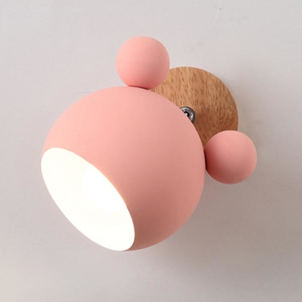 LED Vegglampe / Sengelys - Rosa Pink