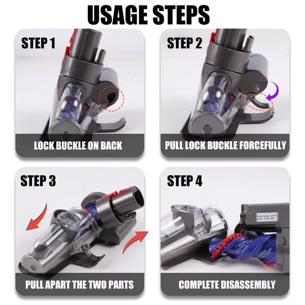 Mini Turbinmundstykke til Dyson – V7–V15