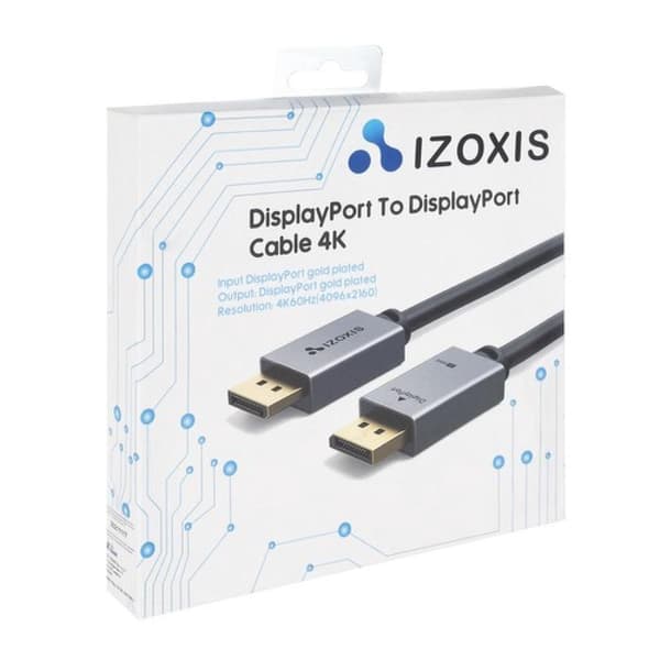 2m DisplayPort Kabel - 4K (60Hz) Svart