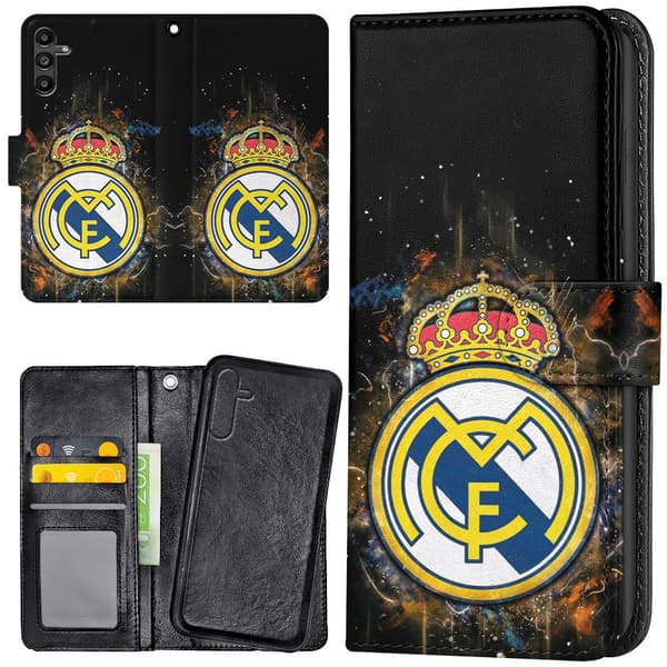 Samsung Galaxy S26 FE - Plånboksfodral/Skal Real Madrid