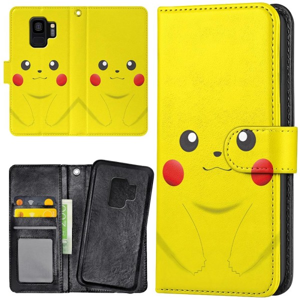 Samsung Galaxy S9 - Lompakkokotelo/Kuoret Pikachu / Pokemon