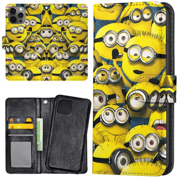 iPhone 13 Pro - Lompakkokotelo/Kuoret Minions Multicolor