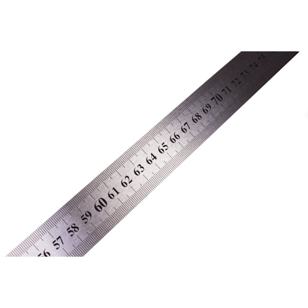 Linjalen 100 cm rostfri