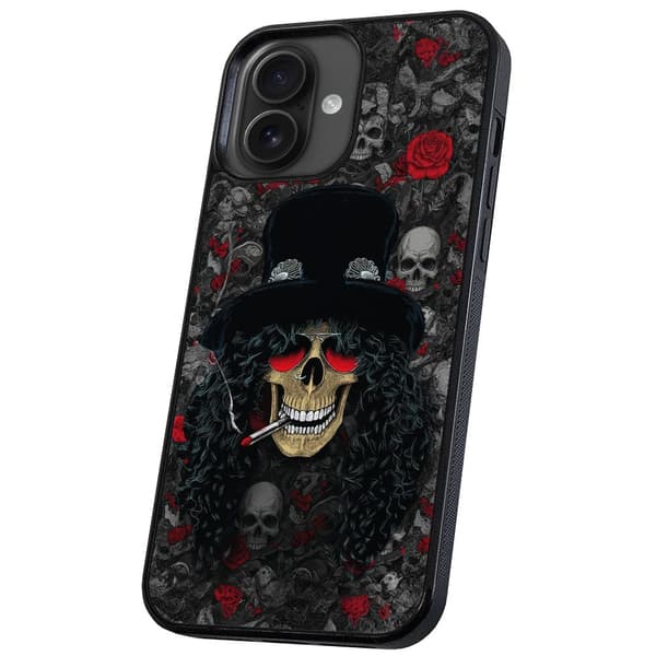 iPhone 16 - Skal/Mobilskal Slash Skull