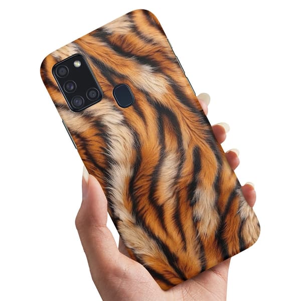 Deksel / Mobildeksel til Samsung Galaxy A21s - Tiger