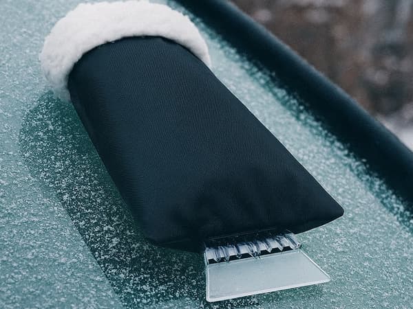Isskrapa med handskar - Bilskrapa med mjukt grepp