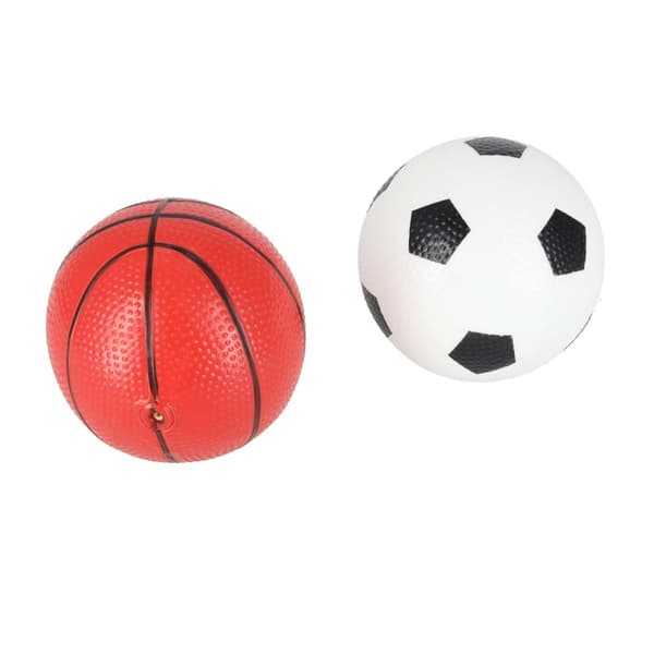 Fotbollsmål basketplatta 2 bollar