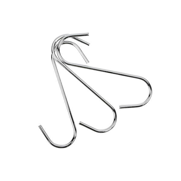S-krok 100 mm 3-pack krom