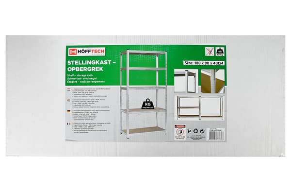 Hyllsystem 180 x 90 x 40 cm 175 kg