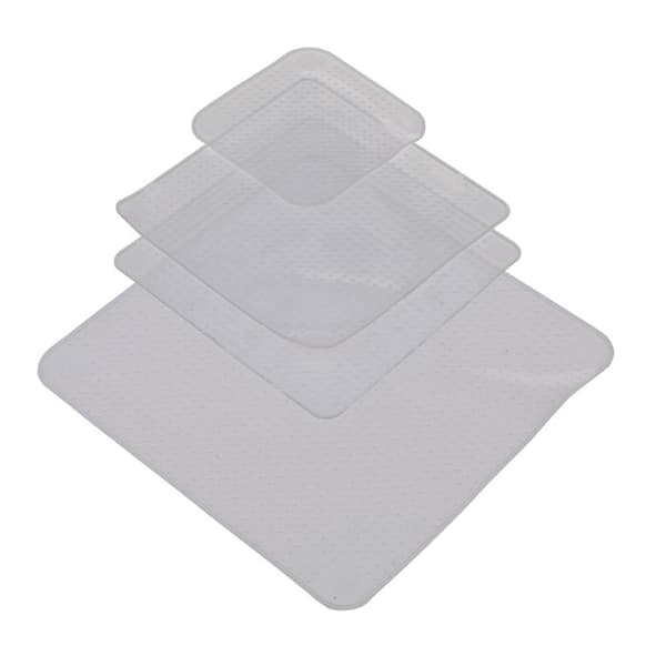 4-Pack - Återanvändbara Överdrag till Mat - Silikon Transparent