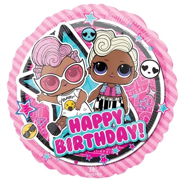 LOL Surprise Glam folieballong 43 cm - Fira med stil!