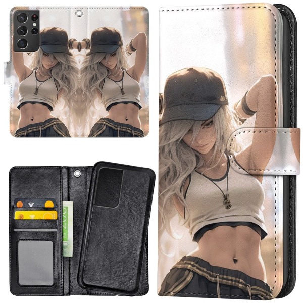 Samsung Galaxy S21 Ultra - Mobilcover/Etui Cover Street Style