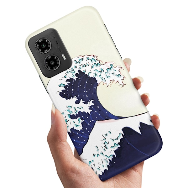 Motorola Moto G35 5G - Cover/Mobilcover Flodbølge
