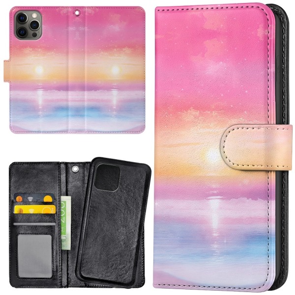 iPhone 12 Pro Max - Plånboksfodral/Skal Sunset