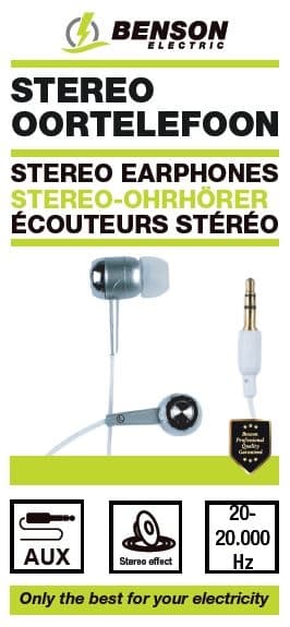 Hörlurar in-ear stereo