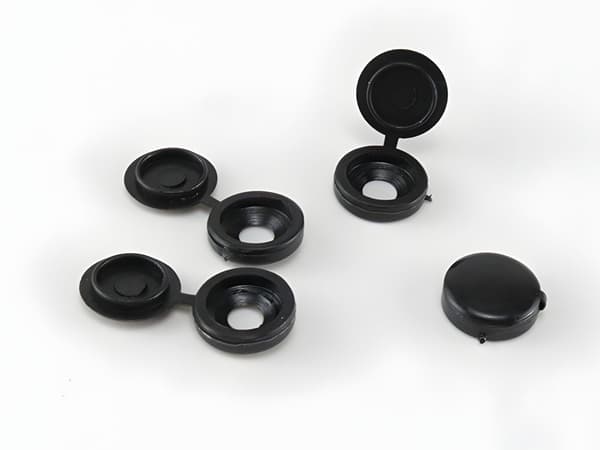 Skruvskydd 100 st möbel Black