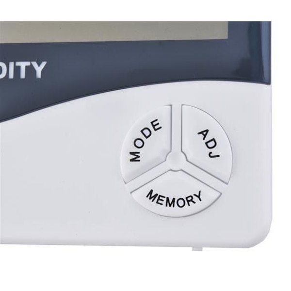 Termometer och Fuktmätare - Digital - Alarm - Klocka