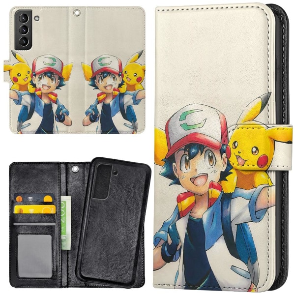 Samsung Galaxy S21 Plus - Mobilcover/Etui Cover Pokemon Multicolor