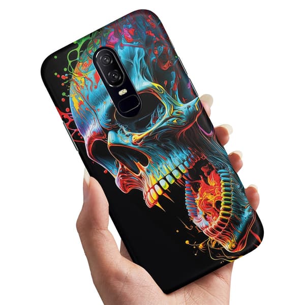 Skal / Mobilskal till OnePlus 7 Pro - Skull