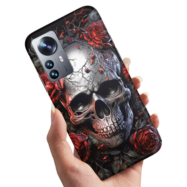 Xiaomi 12 Pro - Deksel/Mobildeksel Skull Roses