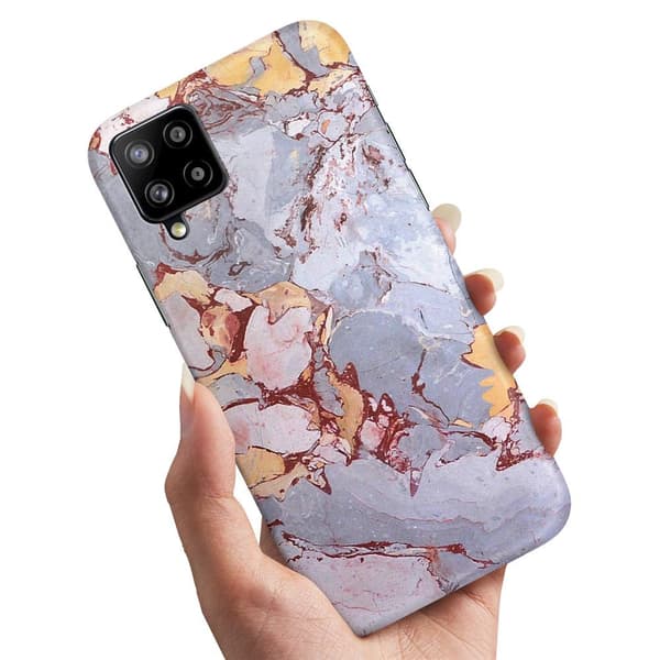 Skal / Mobilskal till Samsung Galaxy A12 - Marmor multifärg