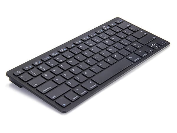 Trådlöst bluetooth-tangentbord för pc ipad mac liten slimmad lågprofil Black
