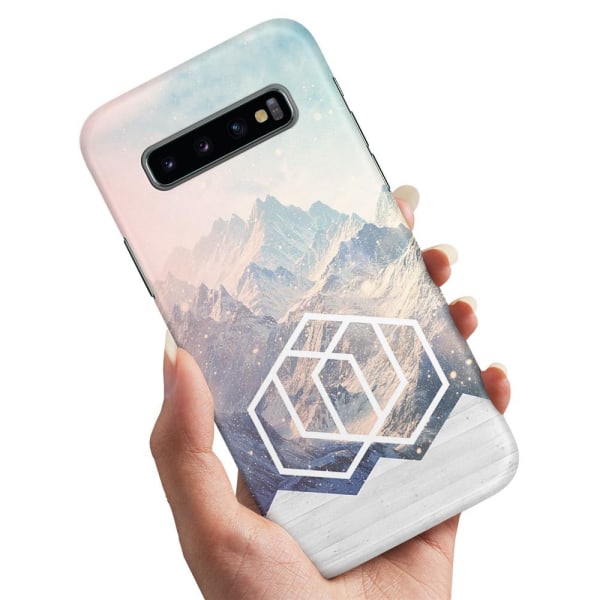 Samsung Galaxy S10 Plus - Cover/Mobilcover Kunst Bjerg