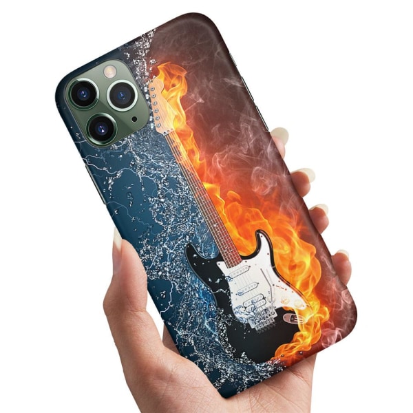 iPhone 12 - Etui / Mobilcover Water & Fire Guitar