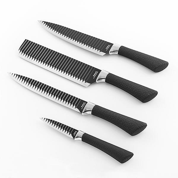 4-delt knivsett - Black Shark - Kniver