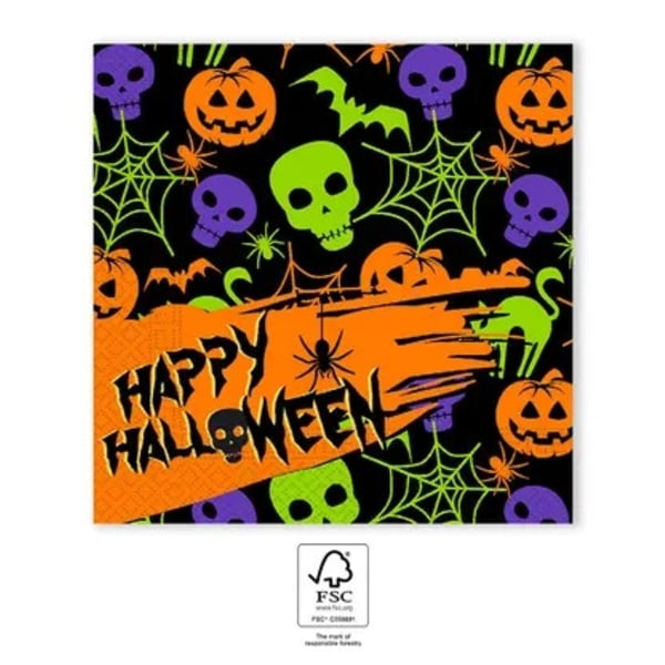 Halloween Glad servett 20 st 33x33 cm FSC