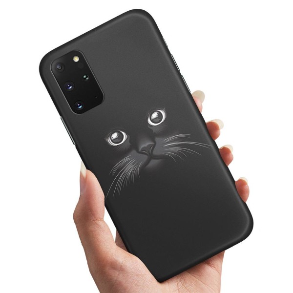 Samsung Galaxy A41 - Deksel/Mobildeksel Svart Katt