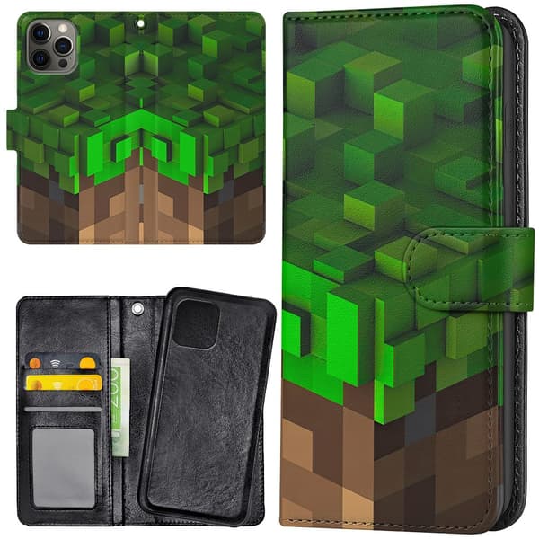 iPhone 13 Pro Max - Lompakkokotelo/Kuoret Minecraft