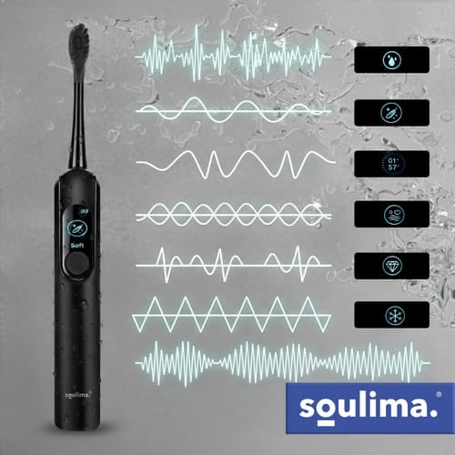 Eltandborste Soulima X800 - Tandborste Black