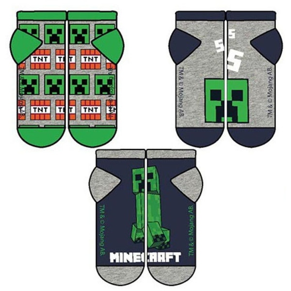 Minecraft Barnstrumpor / Strumpor för Barn - 3-Pack 23/26