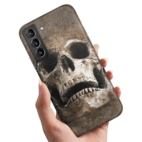Samsung Galaxy S21 Plus - Cover/Mobilcover Cracked Skull