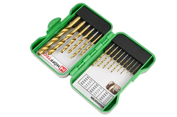 Borrsats 15 delar HSS hård etui