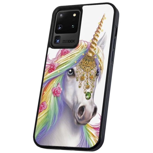 Samsung Galaxy S20 Ultra - Cover/Mobilcover Unicorn/Enhjørning
