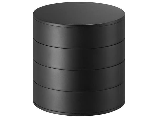 Rund utdragbar smyckeskrinorganisator