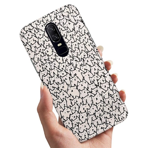 Deksel / Mobildeksel til OnePlus 8 - Kattgruppe