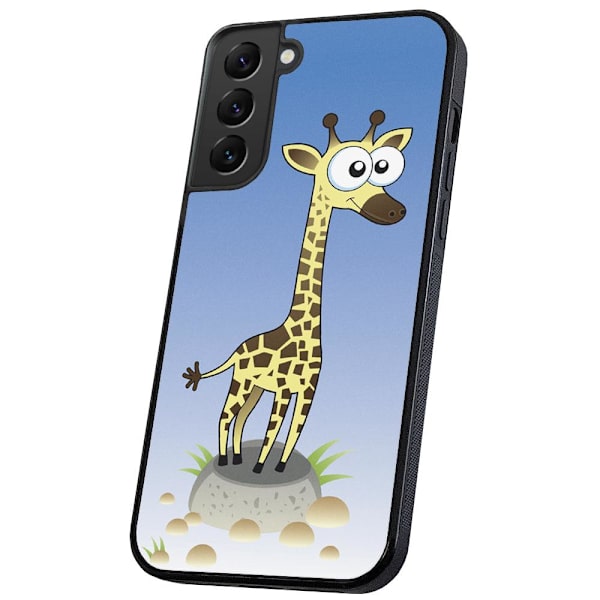 Samsung Galaxy S22 - Skal/Mobilskal Tecknad Giraff multifärg