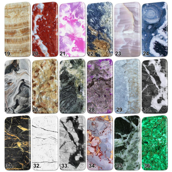 iPhone 7/8/SE - Cover/Mobilcover Marmor MultiColor 7
