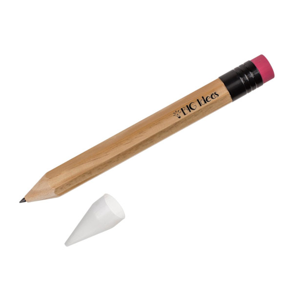 Gigantisk Blyant / Pen – 37 cm Beige